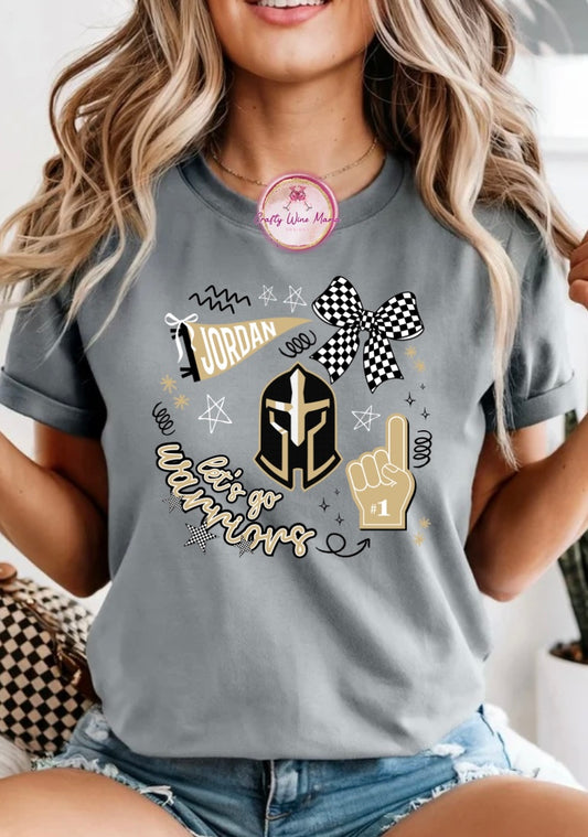 Jordan High Let's Go Warriors New Design 2025