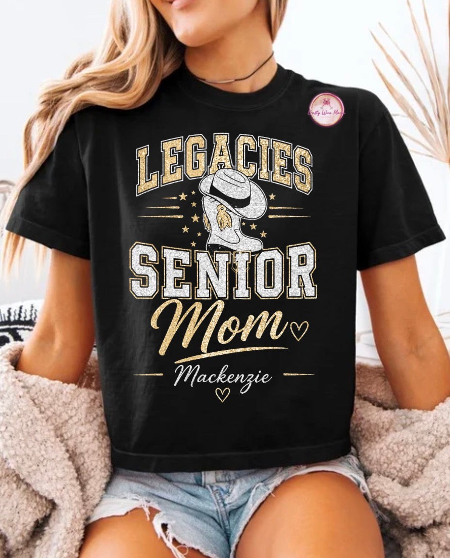 Legacies Senior Mom Classy Crop Top