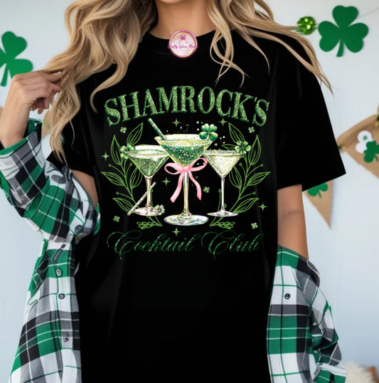 Shamrocks w/Martini Glasses