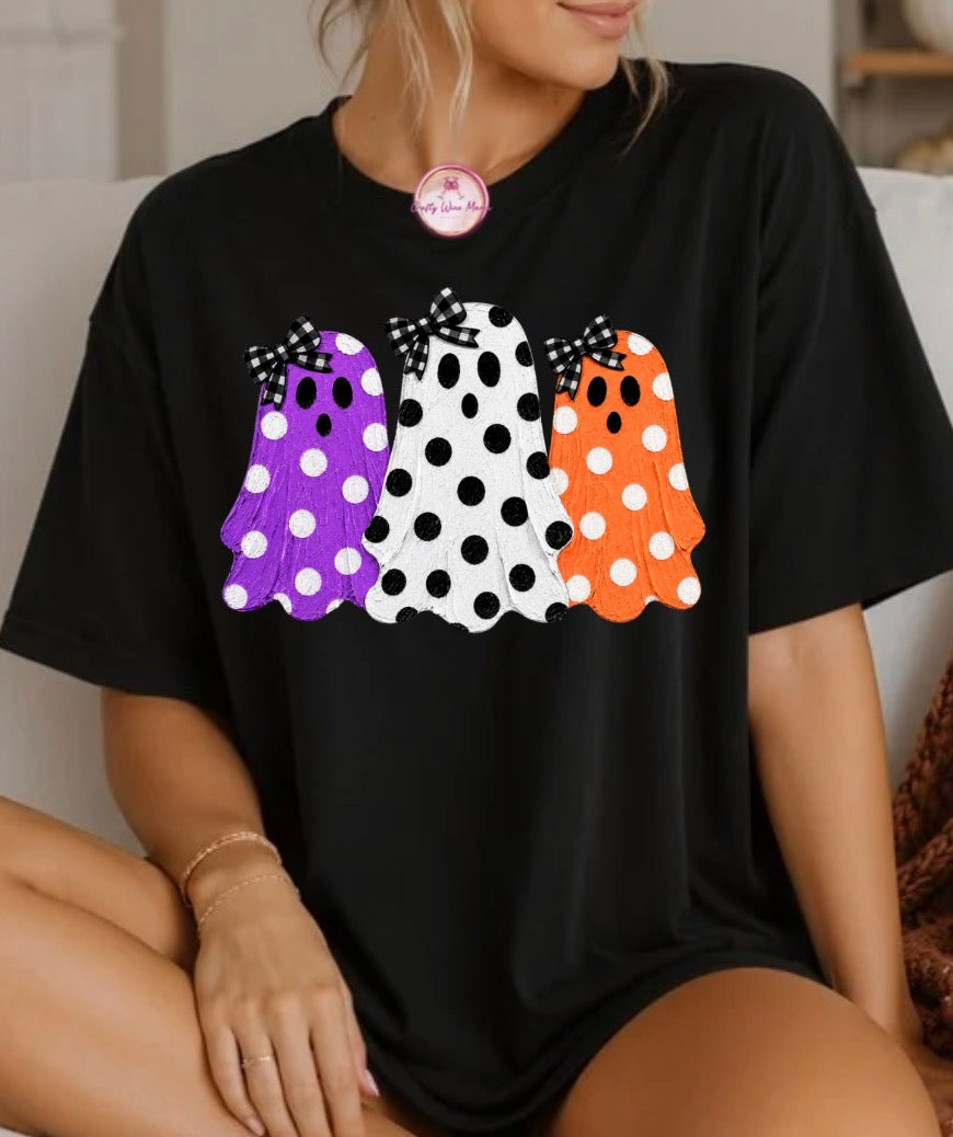 Ghosts with Polka Dots