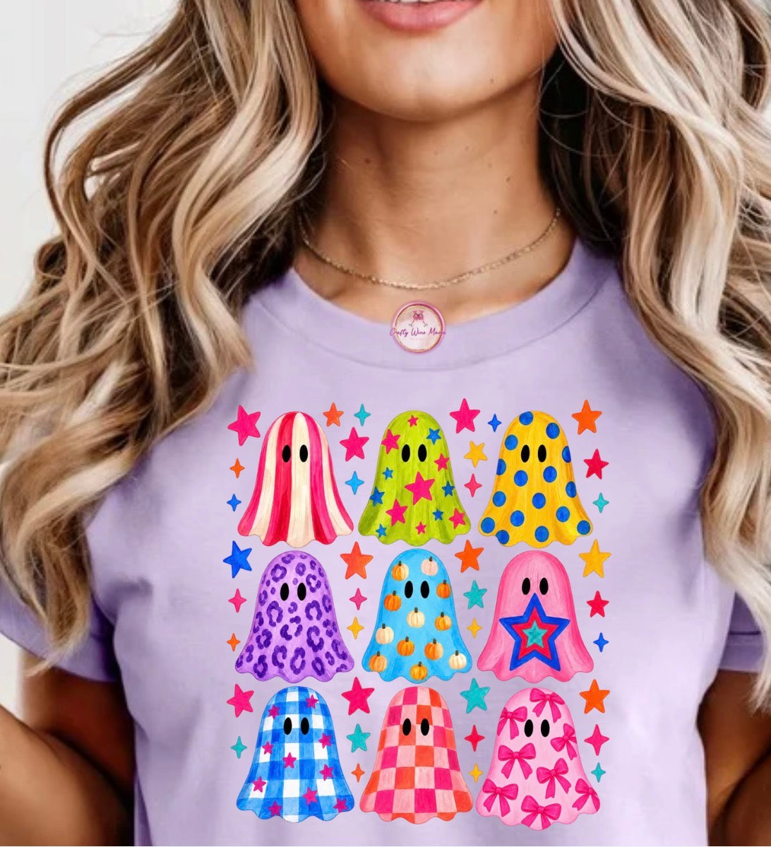 Colorful Ghosts Option #2