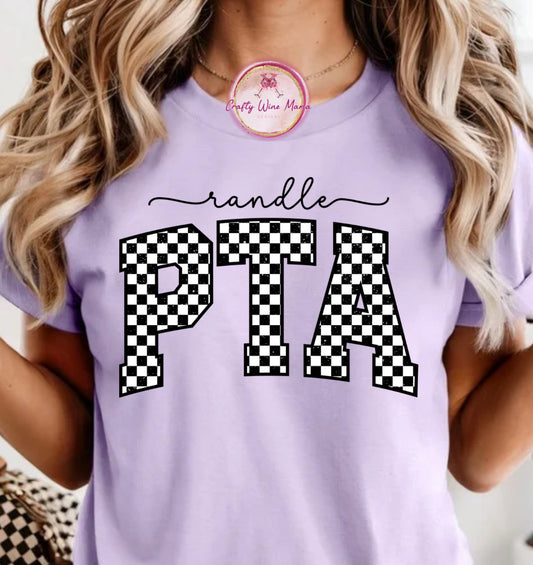 Randle PTA Black/White Checkerboard - New Design 2025
