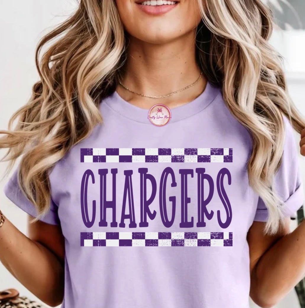 Chargers Checker Board