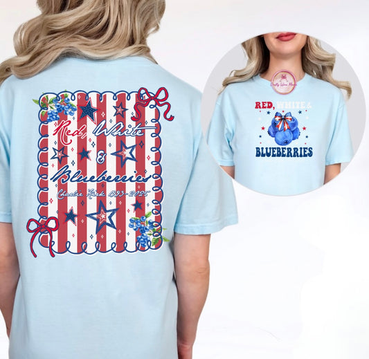 Red White & Blueberries -Front & Back