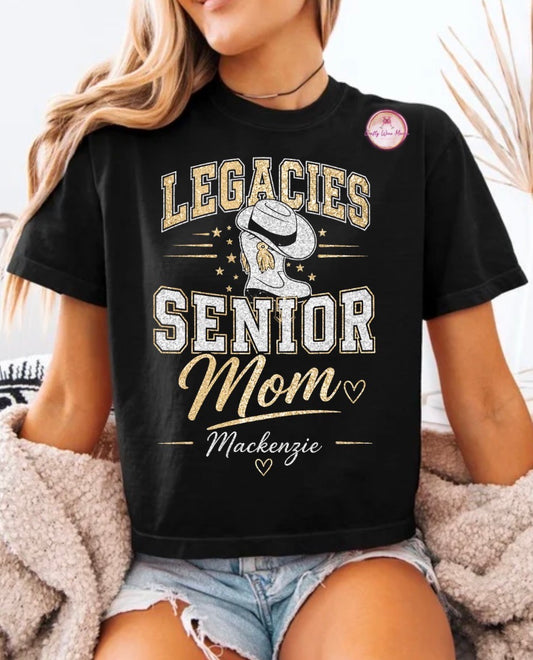 Legacies Senior Mom Classy Crop Top