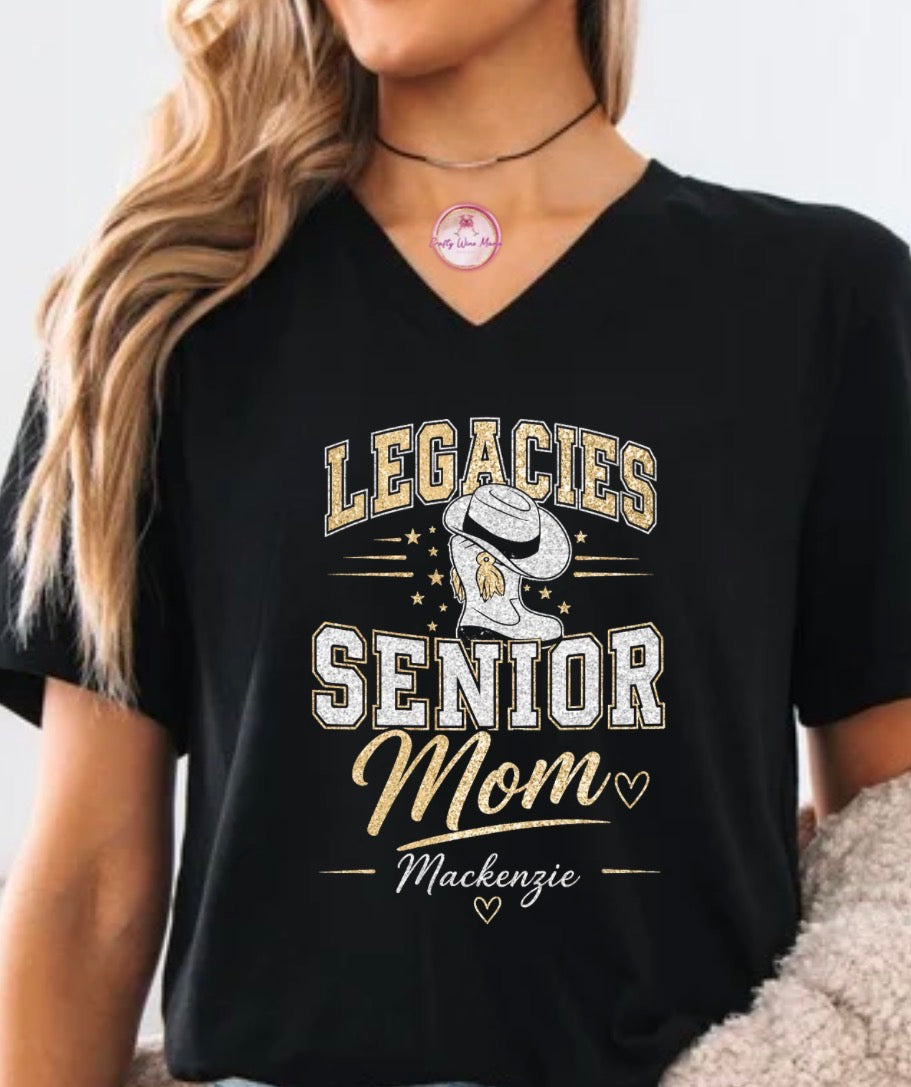 Legacies Senior Mom V-Neck
