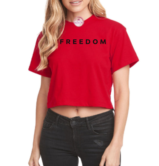 Freedom Black Font - Red For Charlie Kirk Day