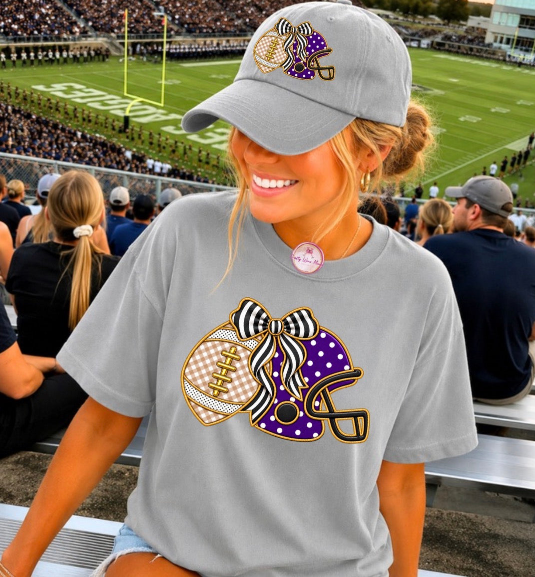Football Bow Helmet -Option #3