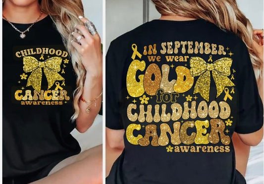Childhood Cancer -Front & Back