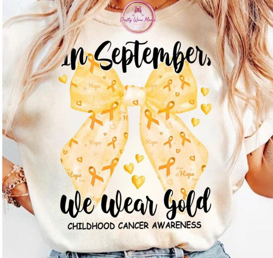 In September We Wear Gold Option #2