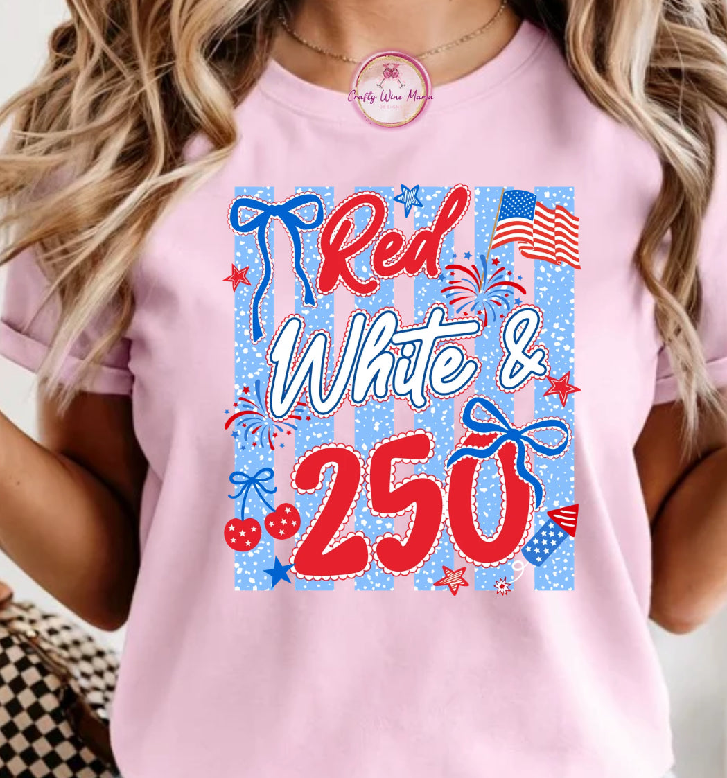 Red, White & 250 -Option #3