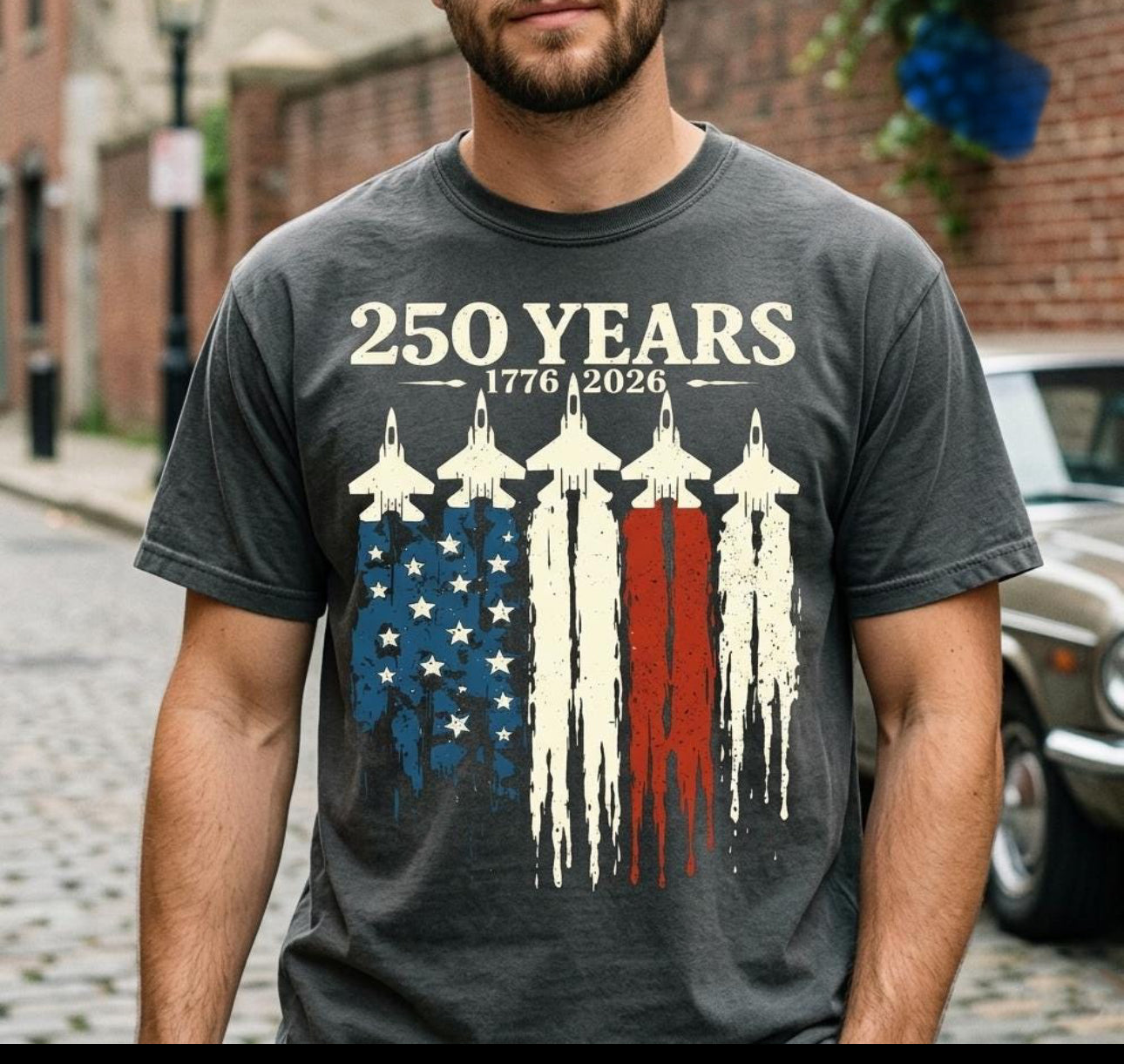 250 Years American Flag Option #1