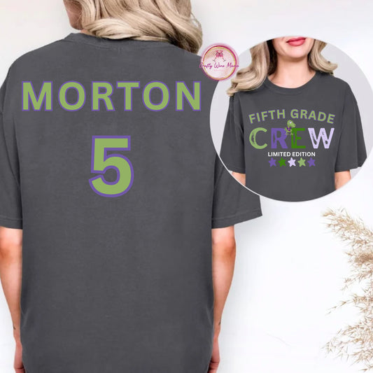 CREW GREEN FONT on Back- New Design 2025