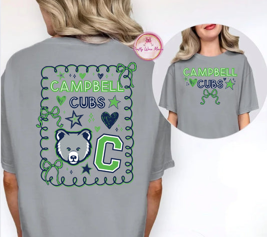 Campbell Cubs Front & Back