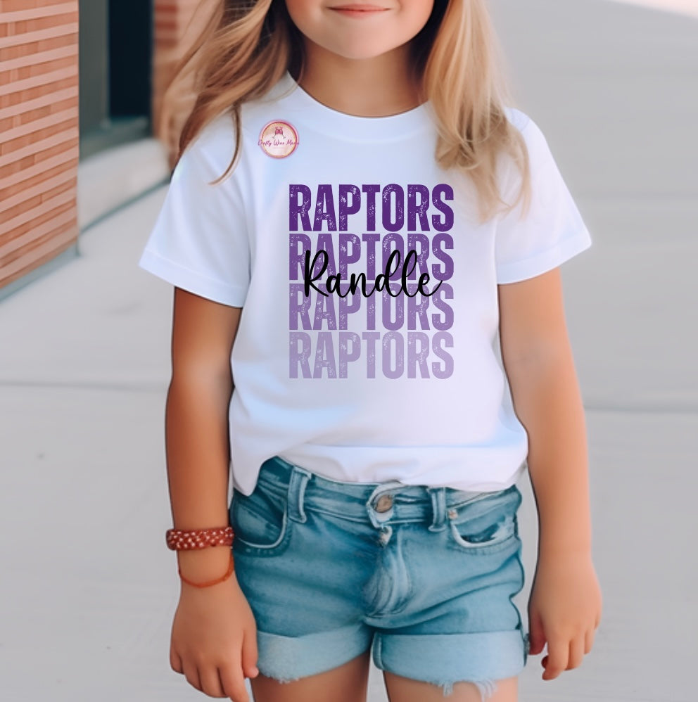 Crafty Raptors Randle Raptors x 4 – Craftywinemamadesigns