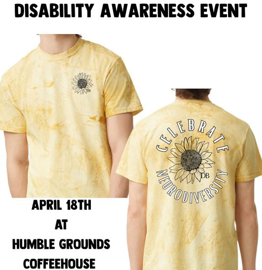 Disability Awareness Event T-Shirt -CUSTOMERS ONLY