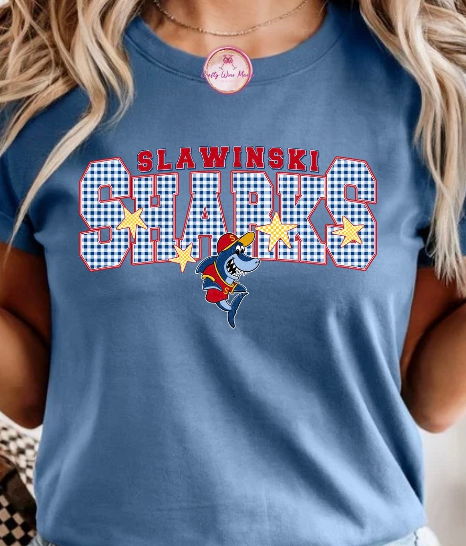 Slawinski Sharks with Stars